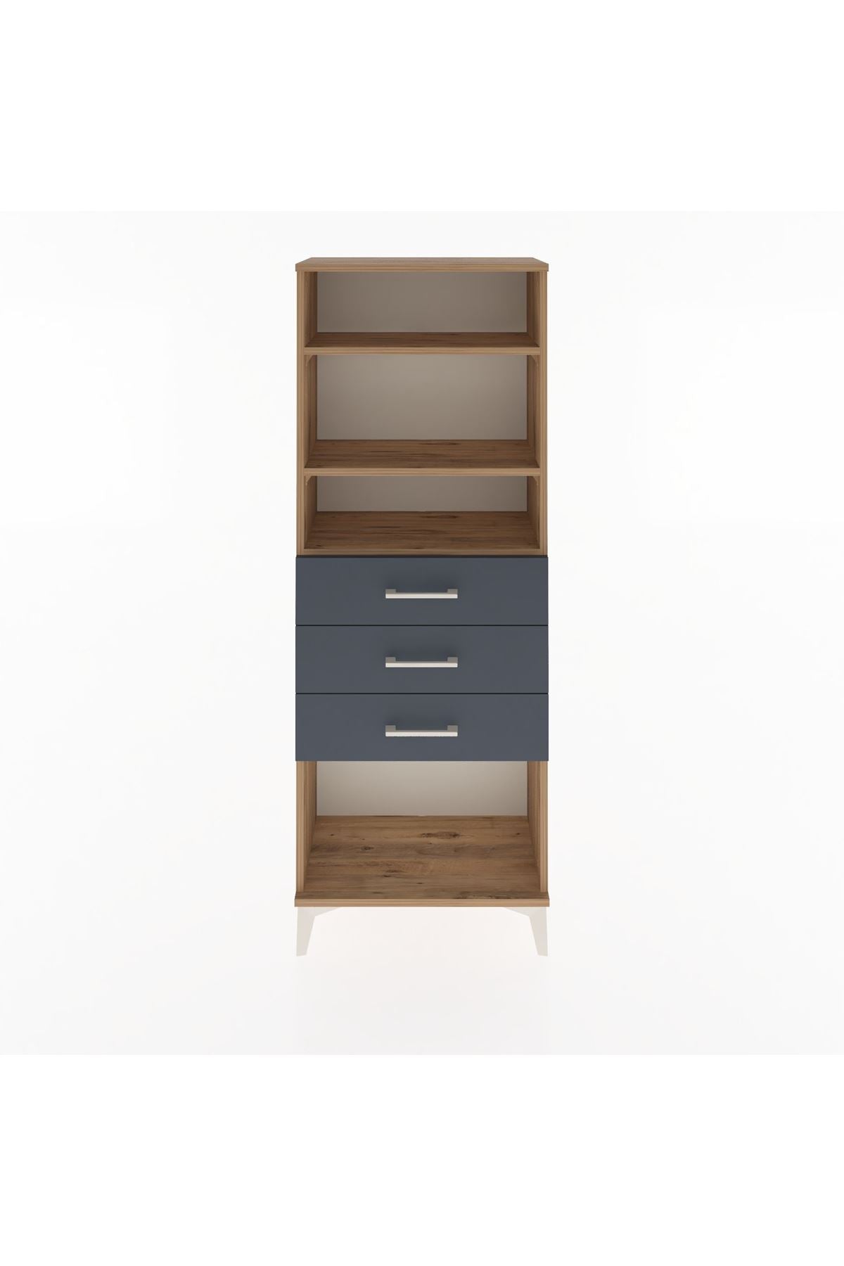 Arges Dolap 3 Raflı 3 Çekmeceli 60x30x163 - S20M102V8A