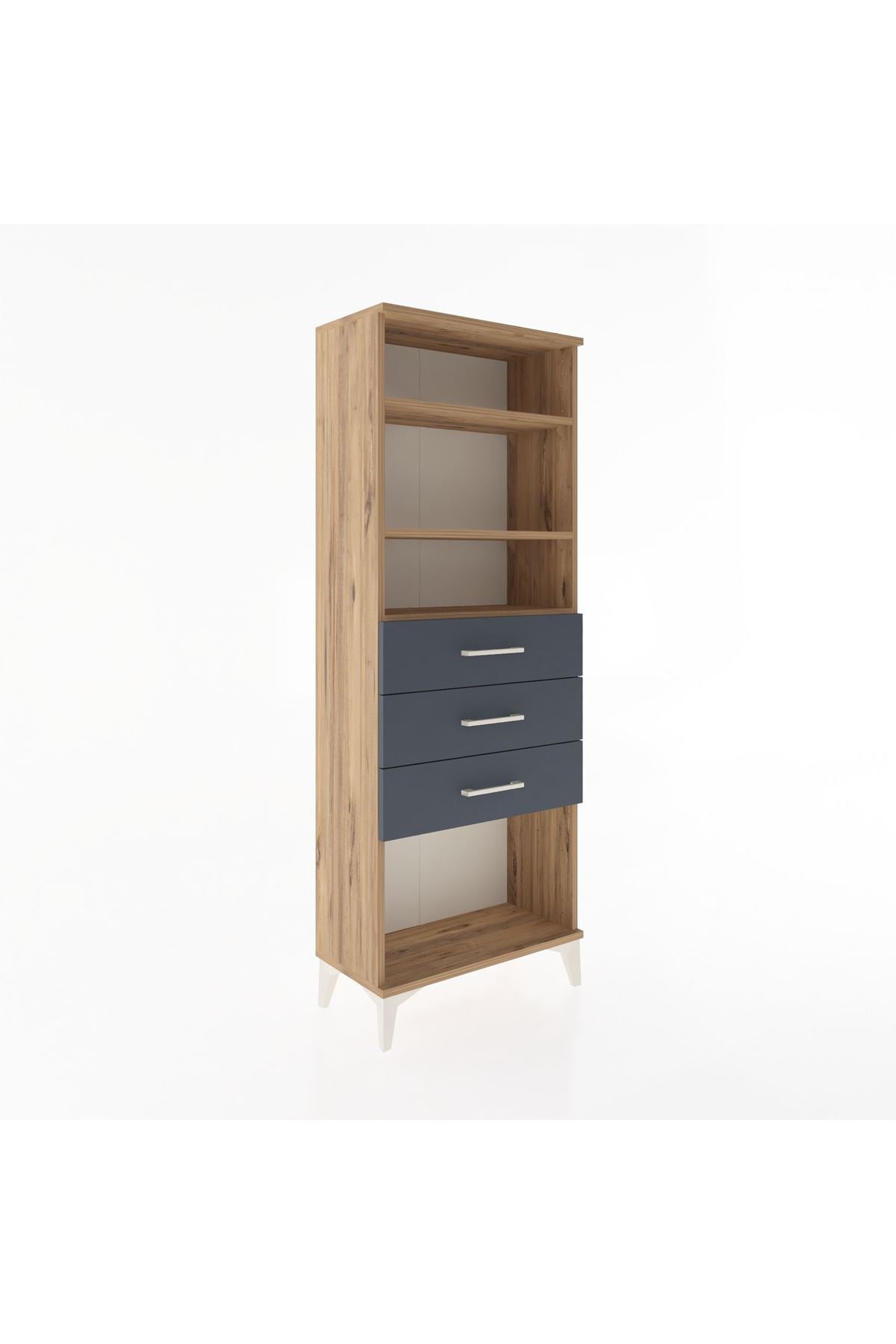 Arges Dolap 3 Raflı 3 Çekmeceli 60x30x163 - S20M102V8A