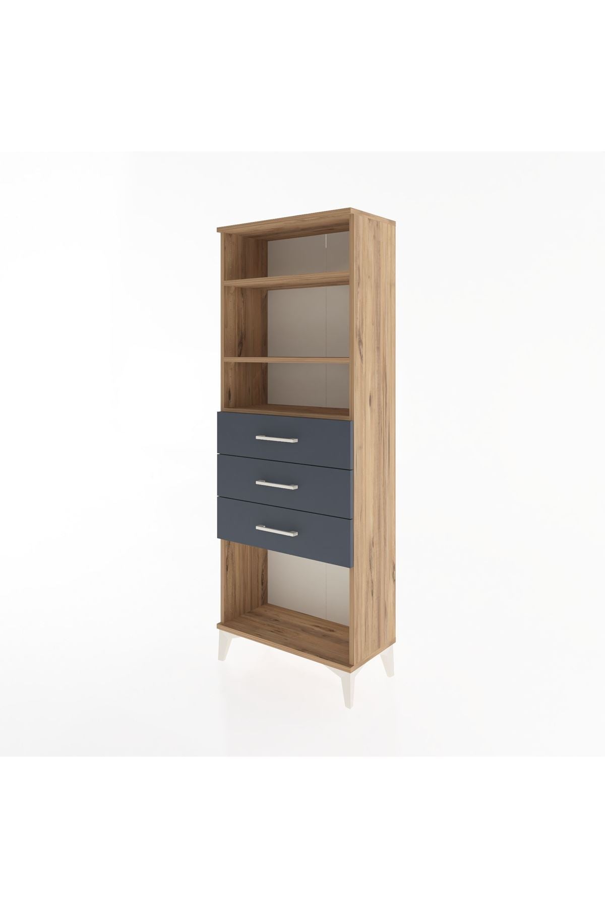 Arges Dolap 3 Raflı 3 Çekmeceli 60x30x163 - S20M102V8A