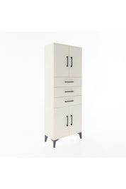 Arges Dolap 3 Raflı 3 Çekmeceli 4 Kapaklı 60x30x163 - S20M103V1A