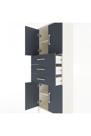Arges Dolap 3 Raflı 3 Çekmeceli 4 Kapaklı 60x30x163 - S20M103V2A