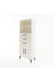 Arges Dolap 3 Raflı 3 Çekmeceli 2 Kapaklı 60x30x163 - S20M104V1A