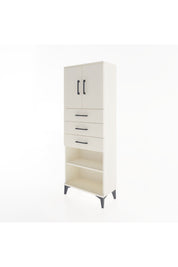 Arges Dolap 3 Raflı 3 Çekmeceli 2 Kapaklı 60x30x163 - S20M105V1A