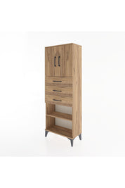 Arges Dolap 3 Raflı 3 Çekmeceli 2 Kapaklı 60x30x163 - S20M105V9A