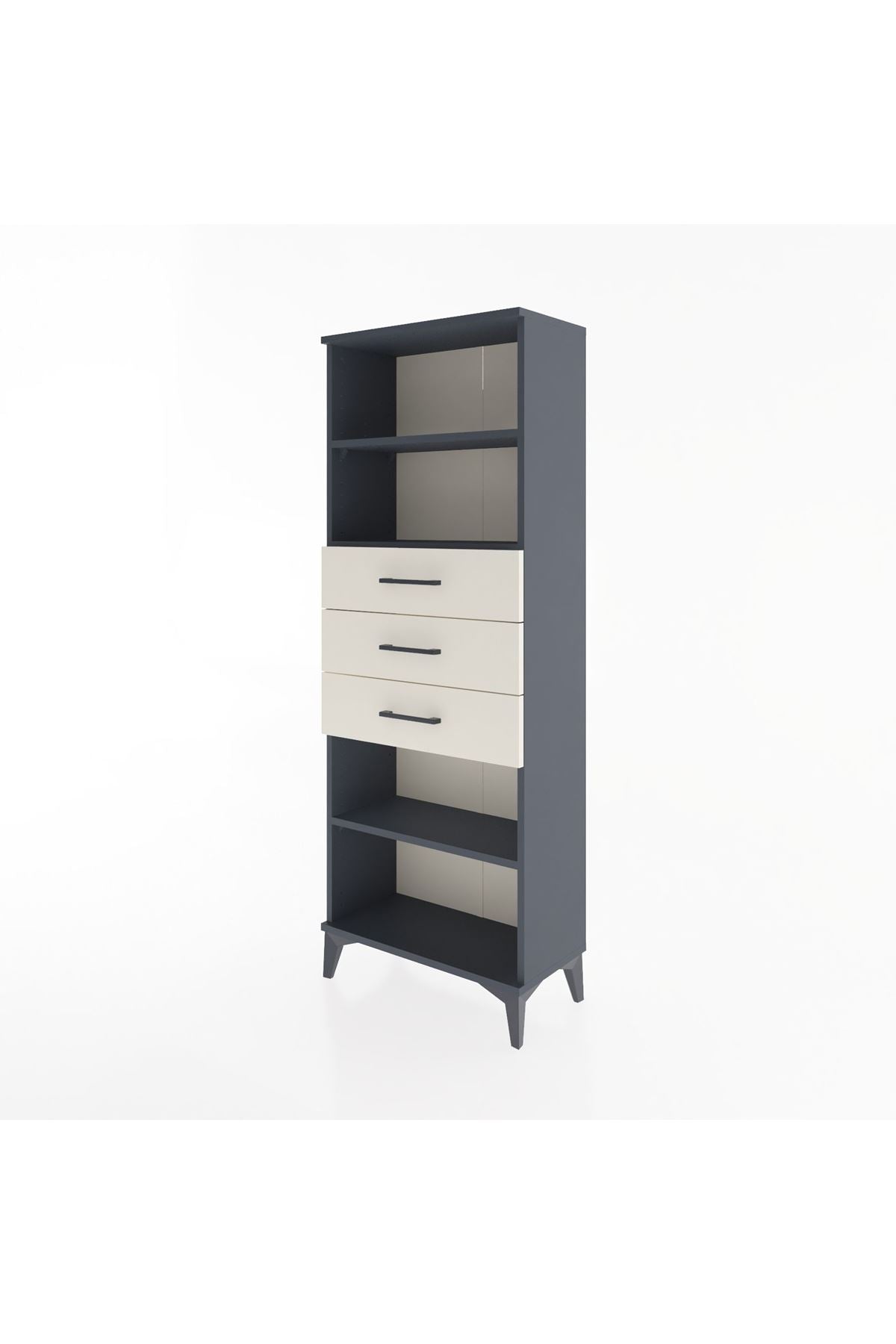 Arges Dolap 3 Raflı 3 Çekmeceli 60x30x163 - S20M106V4A