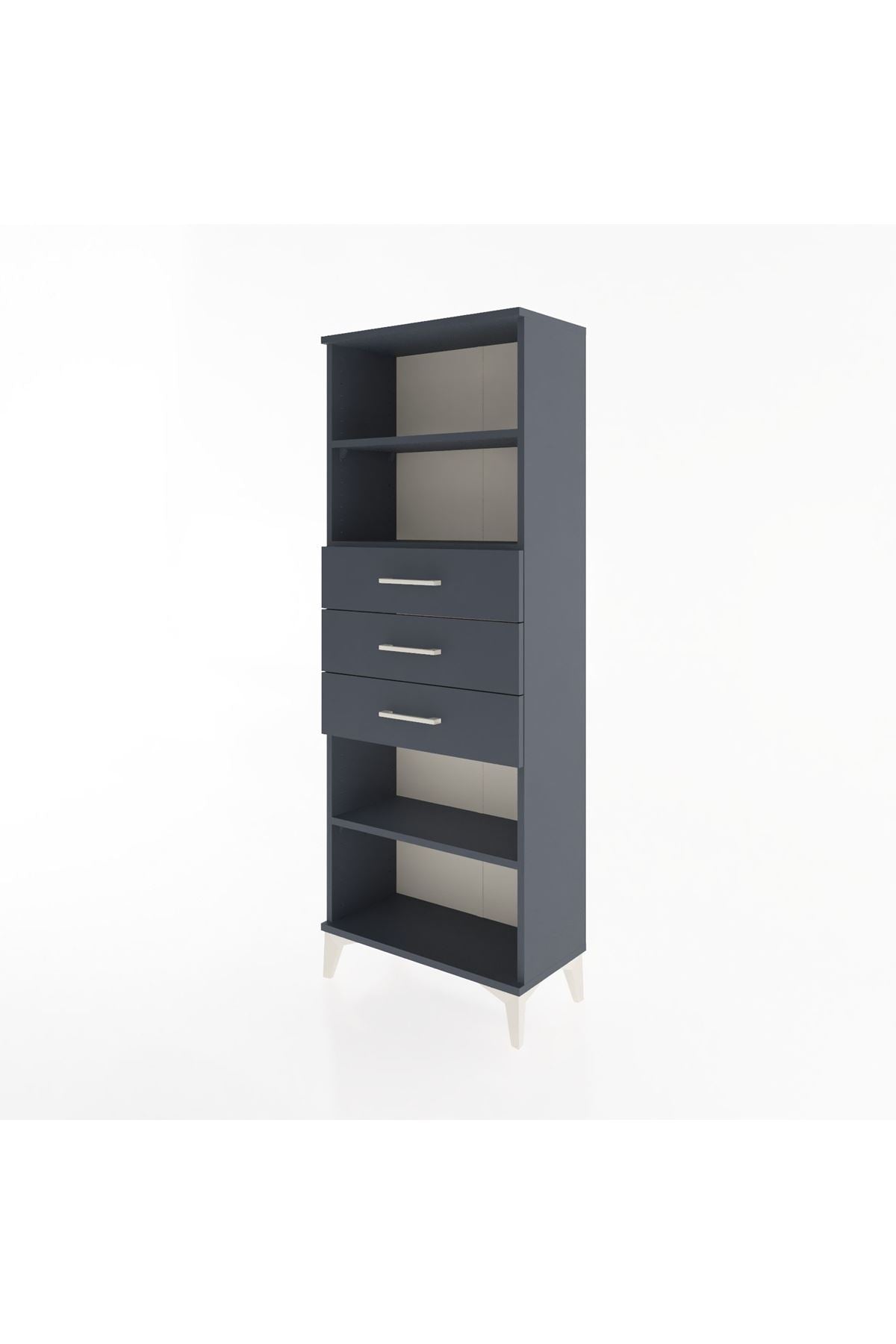 Arges Dolap 3 Raflı 3 Çekmeceli 60x30x163 - S20M106V5A