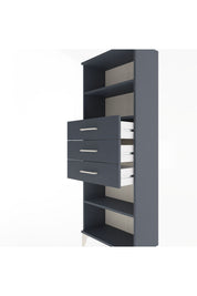 Arges Dolap 3 Raflı 3 Çekmeceli 60x30x163 - S20M106V5A