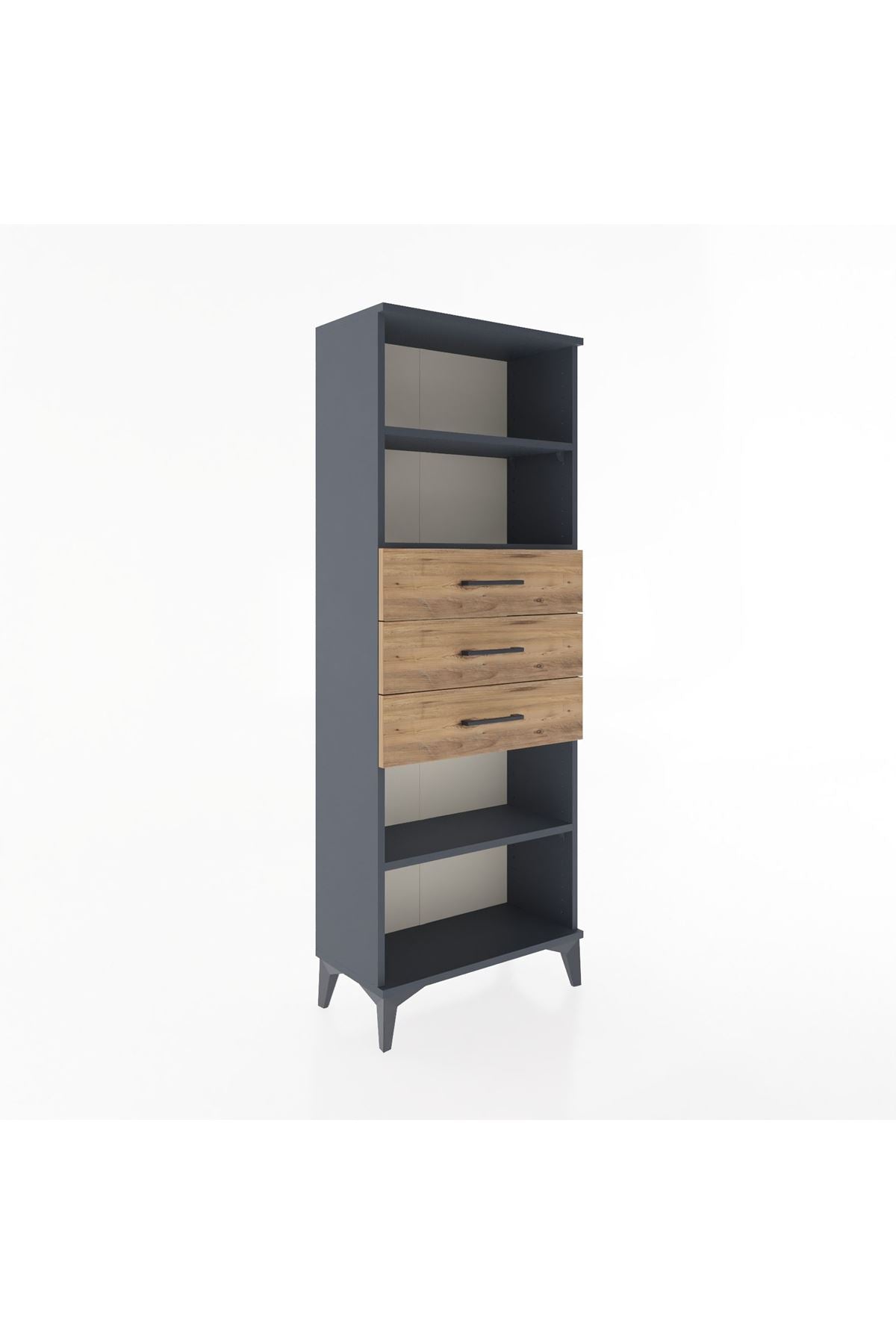 Arges Dolap 3 Raflı 3 Çekmeceli 60x30x163 - S20M106V6A