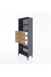 Arges Dolap 3 Raflı 3 Çekmeceli 60x30x163 - S20M106V6A