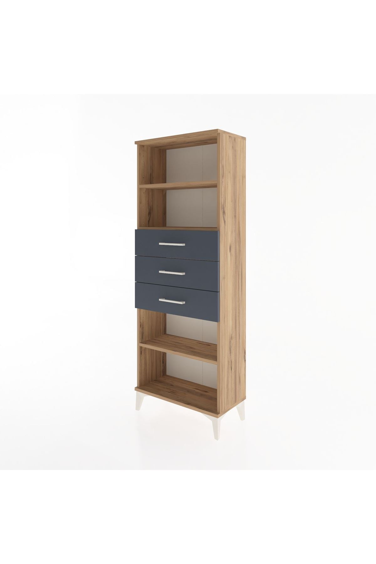 Arges Dolap 3 Raflı 3 Çekmeceli 60x30x163 - S20M106V8A