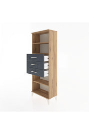 Arges Dolap 3 Raflı 3 Çekmeceli 60x30x163 - S20M106V8A