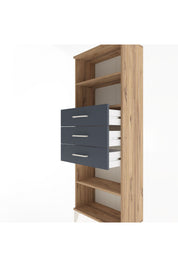 Arges Dolap 3 Raflı 3 Çekmeceli 60x30x163 - S20M106V8A