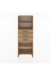 Arges Dolap 3 Raflı 3 Çekmeceli 60x30x163 - S20M106V9A