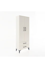 Arges Dolap 4 Raflı 2 Çekmeceli 2 Kapaklı 60x30x163 - S20M107V1A