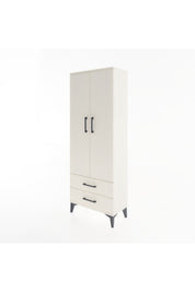 Arges Dolap 4 Raflı 2 Çekmeceli 2 Kapaklı 60x30x163 - S20M107V1A