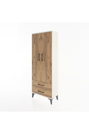 Arges Dolap 4 Raflı 2 Çekmeceli 2 Kapaklı 60x30x163 - S20M107V3A