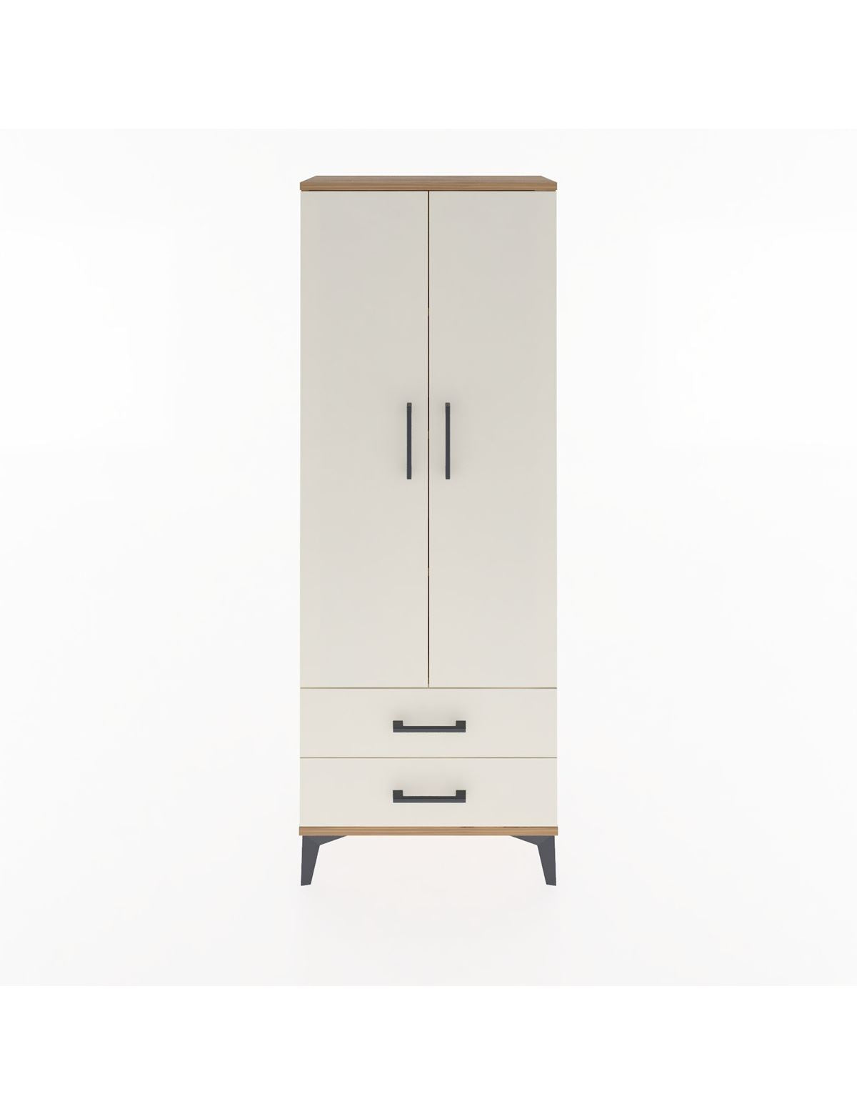 Arges Dolap 4 Raflı 2 Çekmeceli 2 Kapaklı 60x30x163 - S20M107V7A