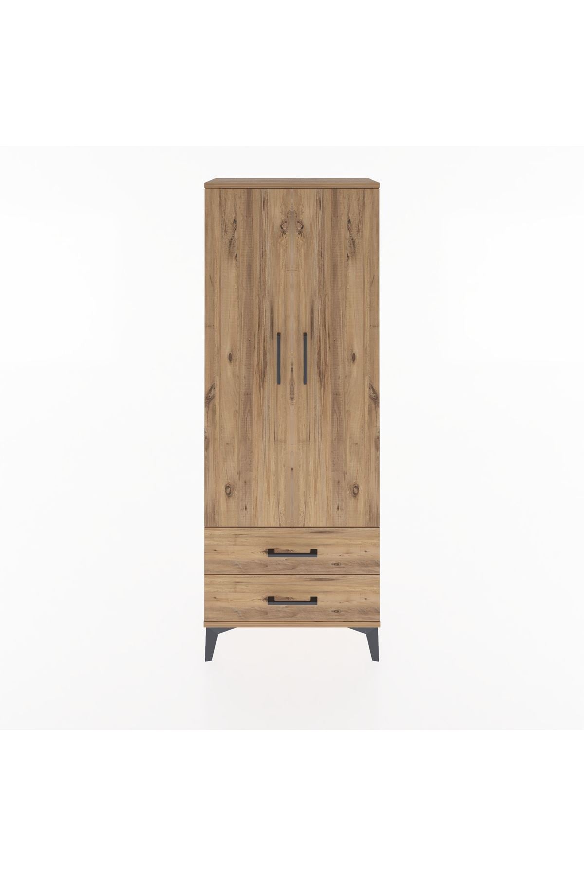 Arges Dolap 4 Raflı 2 Çekmeceli 2 Kapaklı 60x30x163 - S20M107V9A