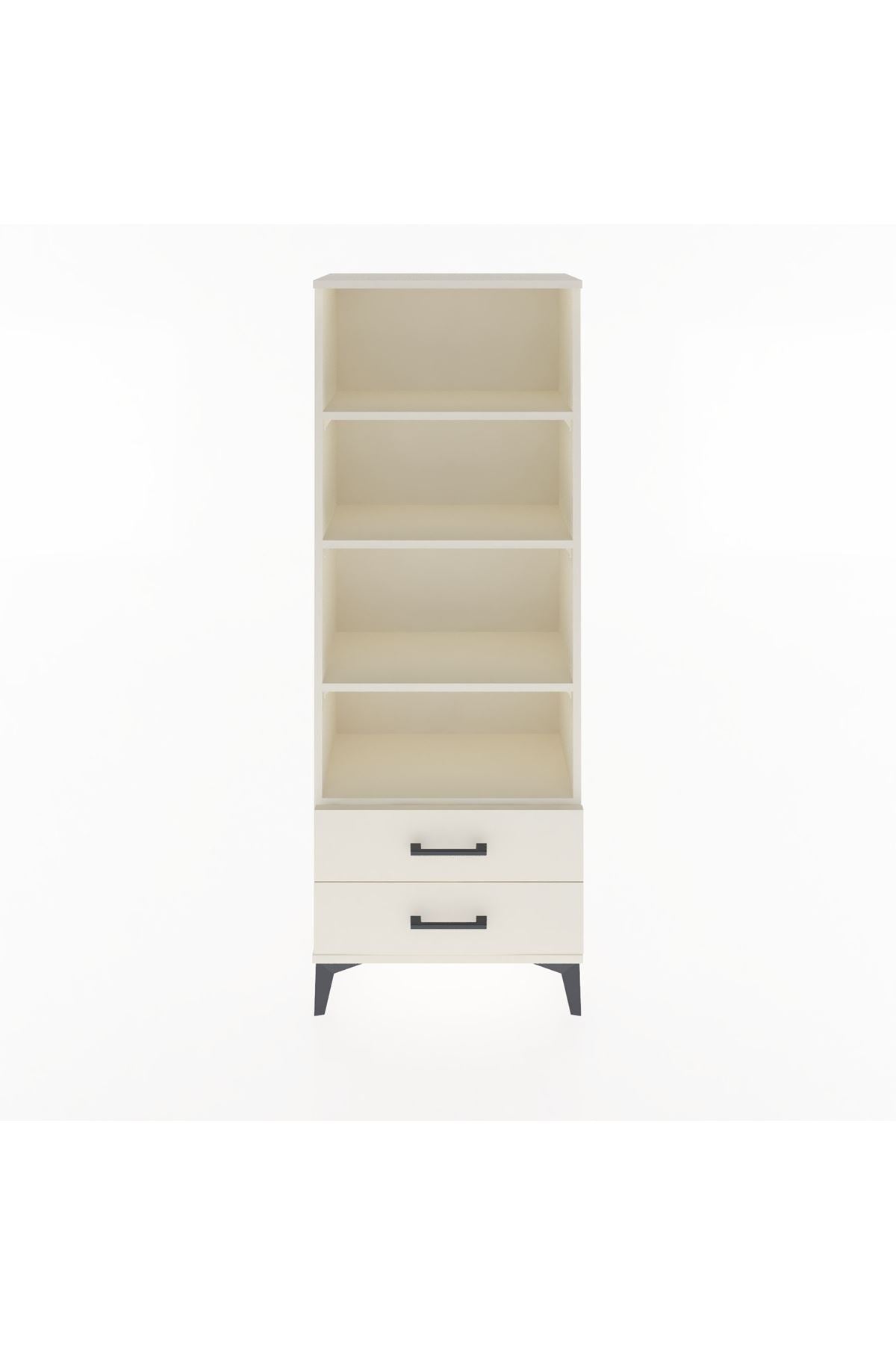 Arges Dolap 4 Raflı 2 Çekmeceli 60x30x163 - S20M108V1A