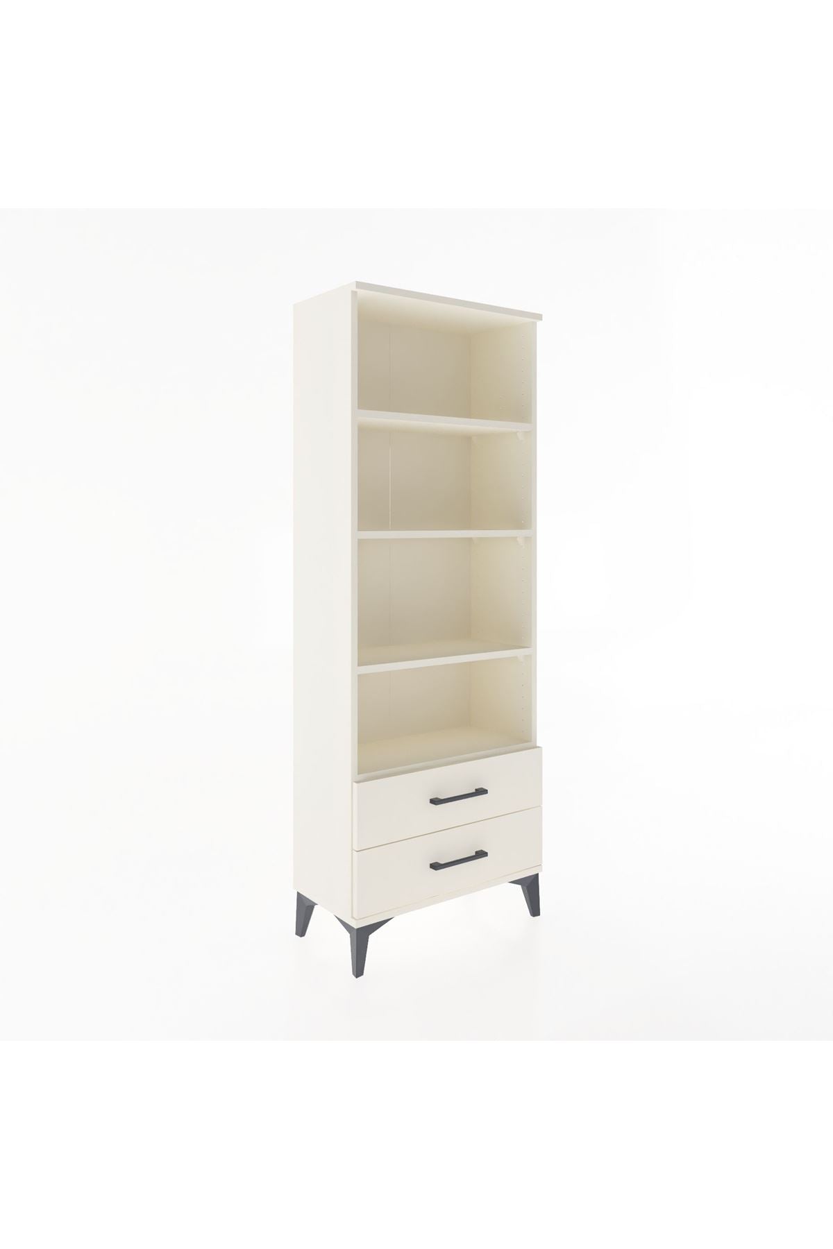 Arges Dolap 4 Raflı 2 Çekmeceli 60x30x163 - S20M108V1A