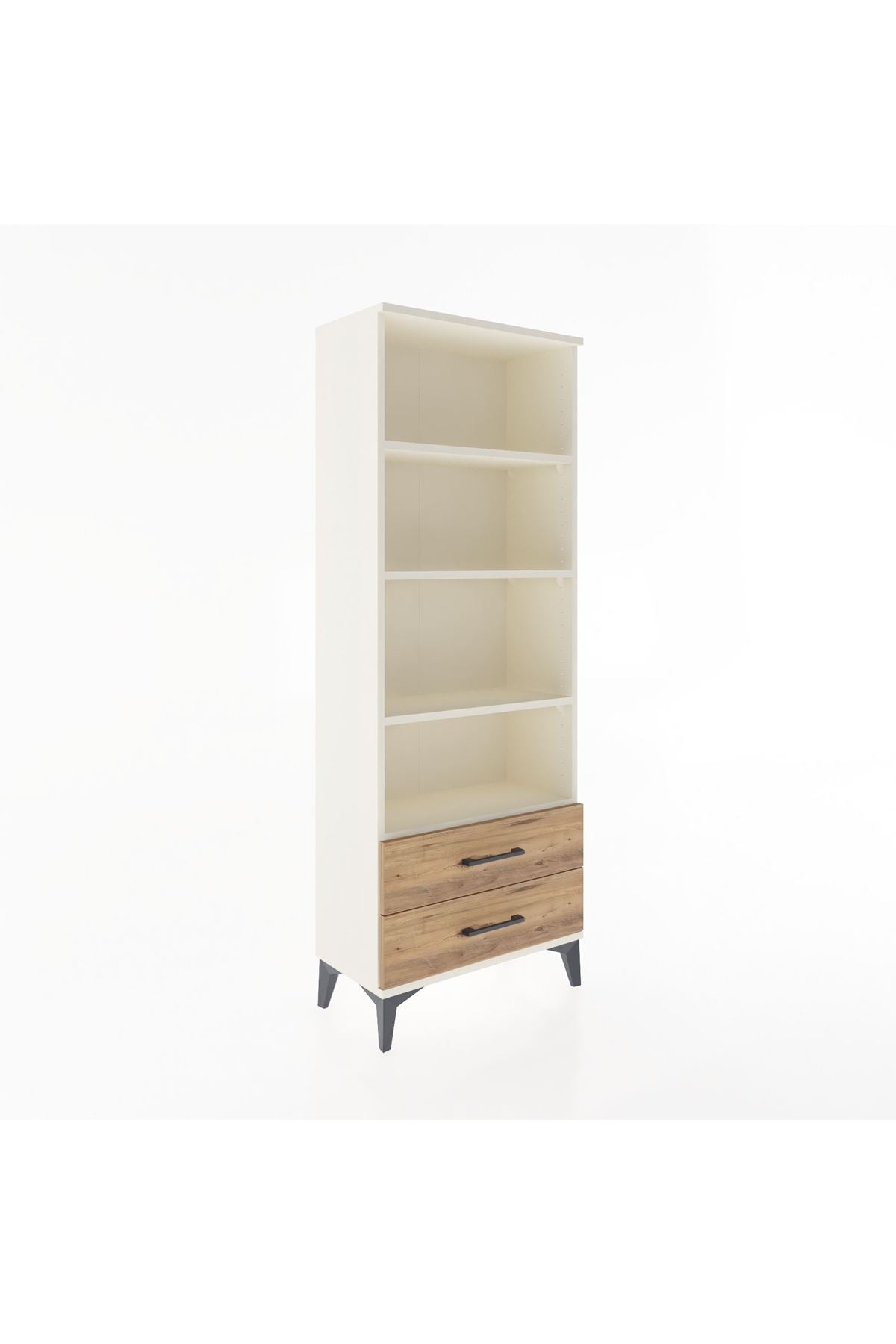 Arges Dolap 4 Raflı 2 Çekmeceli 60x30x163 - S20M108V3A