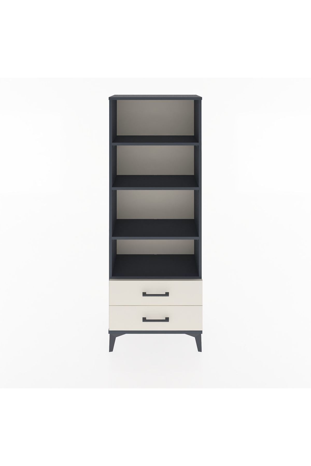 Arges Dolap 4 Raflı 2 Çekmeceli 60x30x163 - S20M108V4A