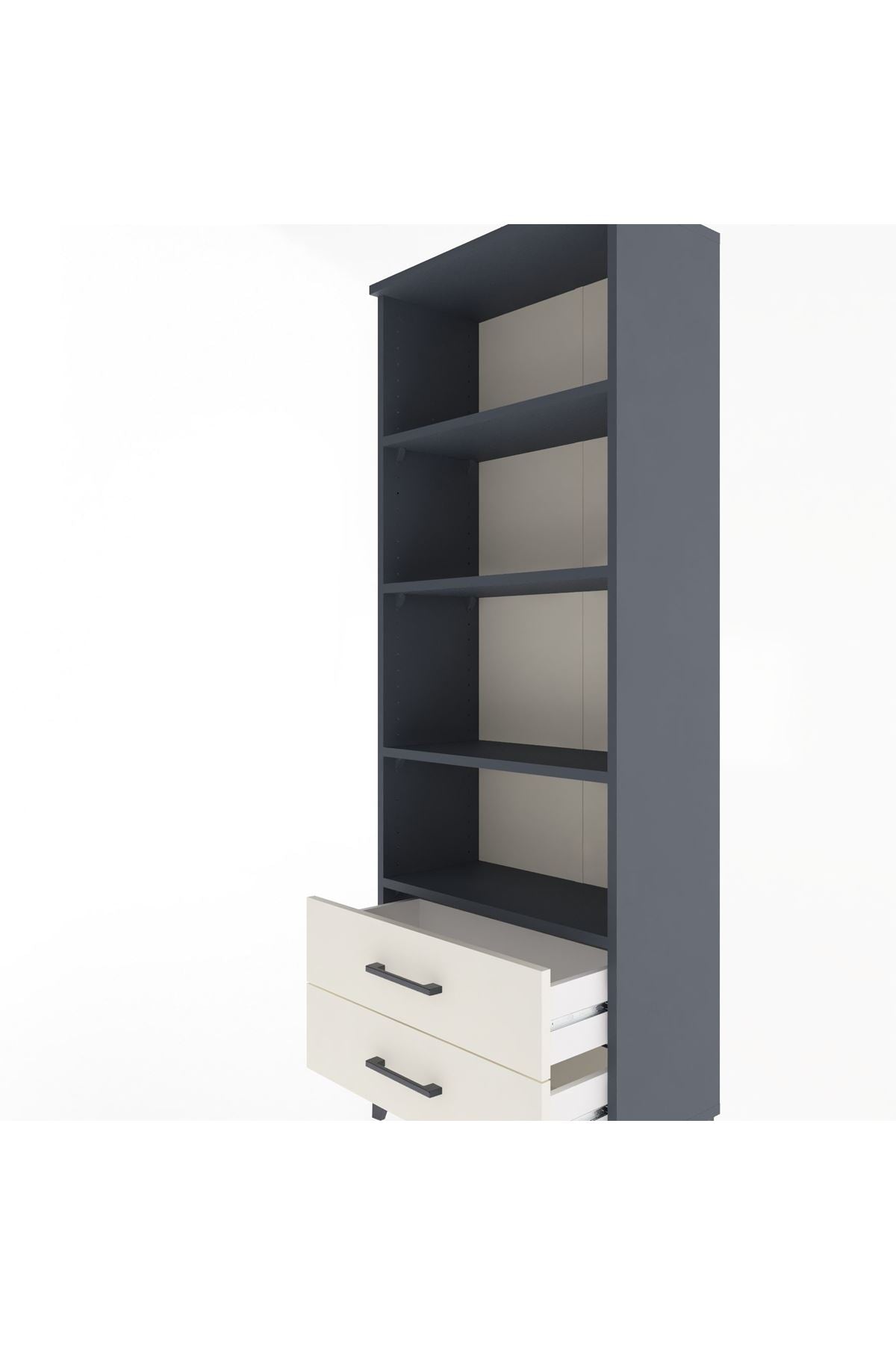 Arges Dolap 4 Raflı 2 Çekmeceli 60x30x163 - S20M108V4A