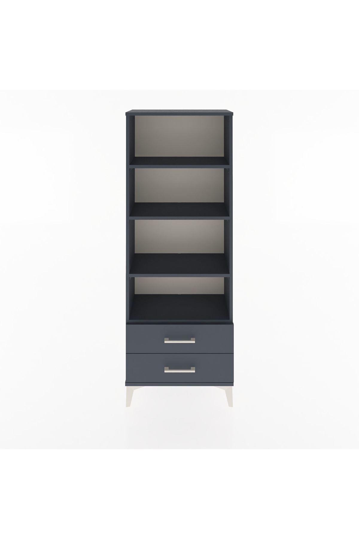 Arges Dolap 4 Raflı 2 Çekmeceli 60x30x163 - S20M108V5A