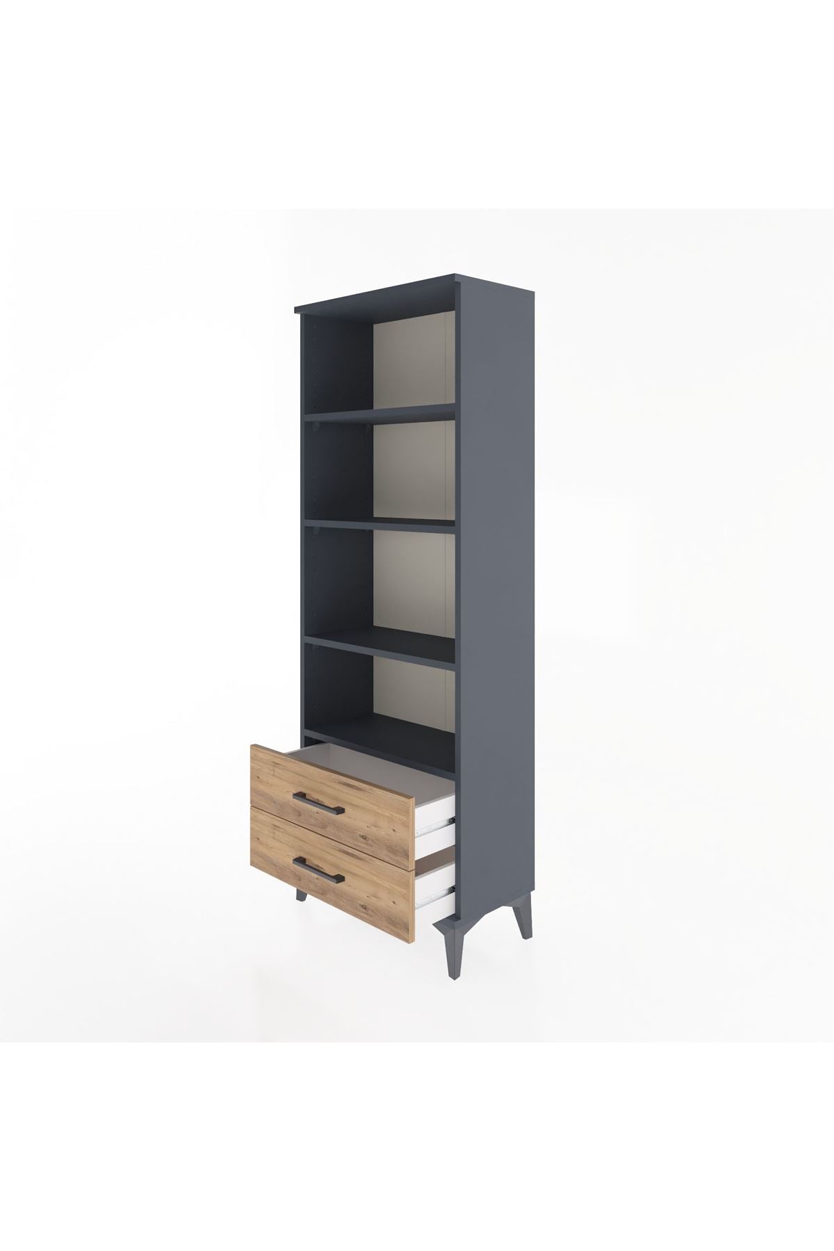Arges Dolap 4 Raflı 2 Çekmeceli 60x30x163 - S20M108V6A