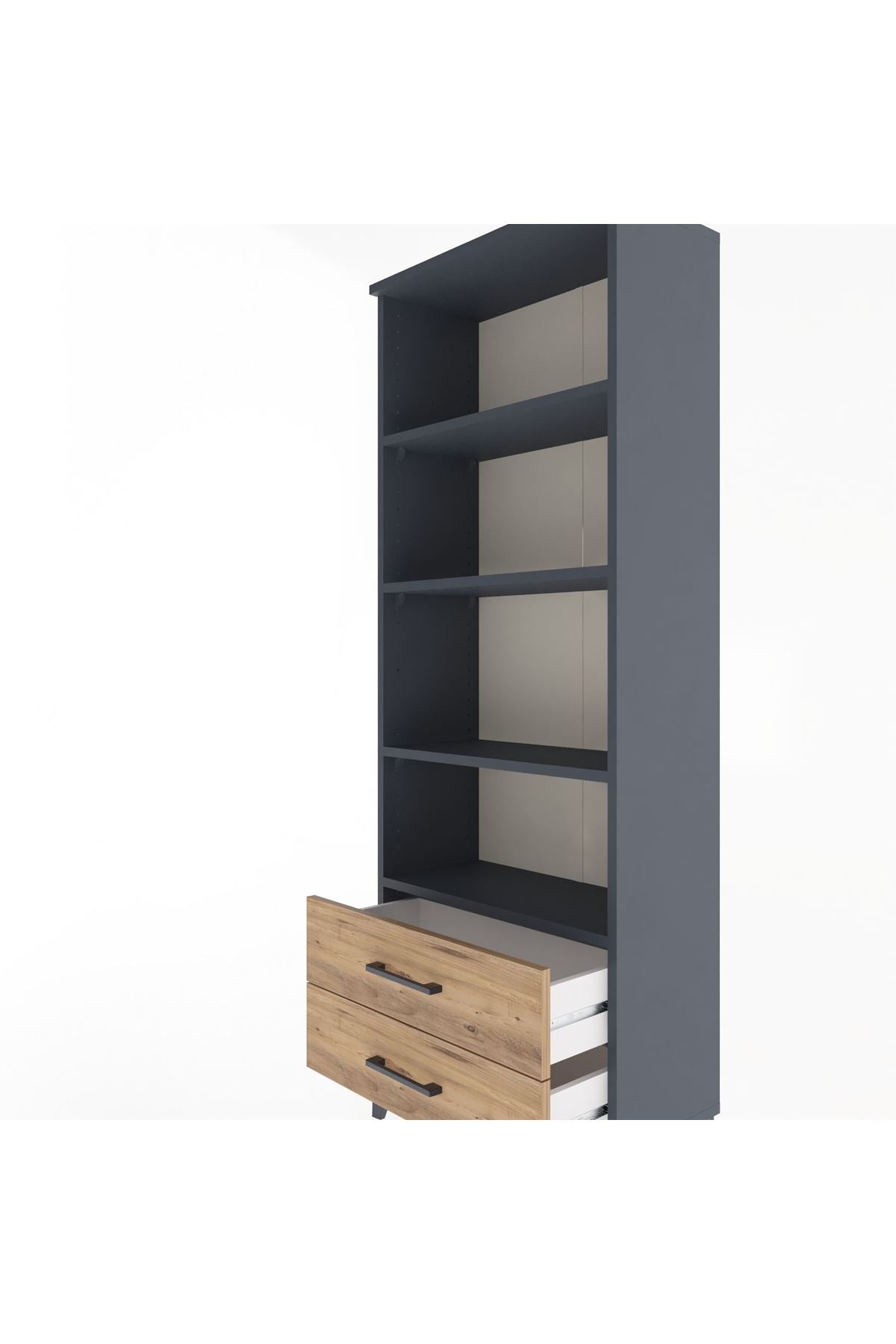 Arges Dolap 4 Raflı 2 Çekmeceli 60x30x163 - S20M108V6A