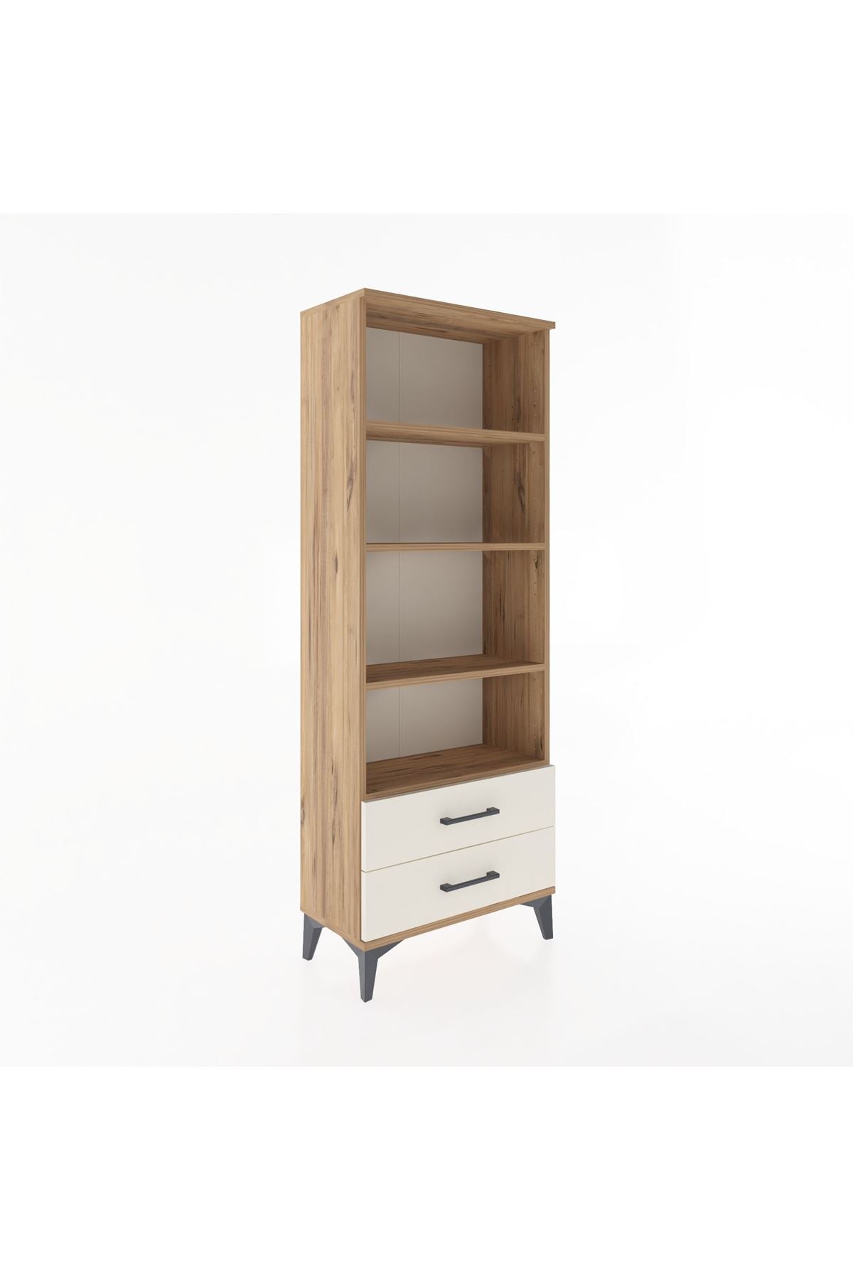 Arges Dolap 4 Raflı 2 Çekmeceli 60x30x163 - S20M108V7A