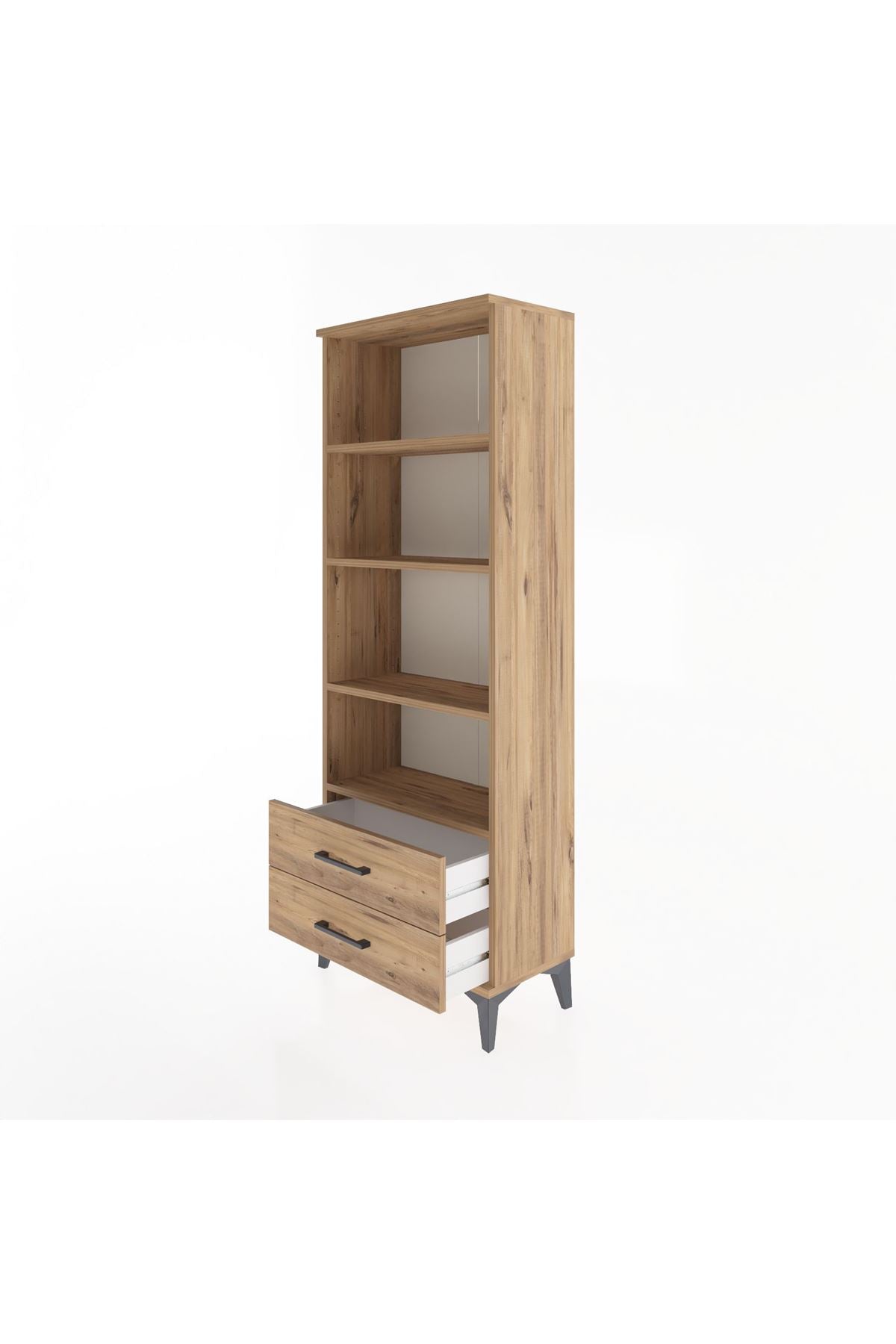 Arges Dolap 4 Raflı 2 Çekmeceli 60x30x163 - S20M108V9A