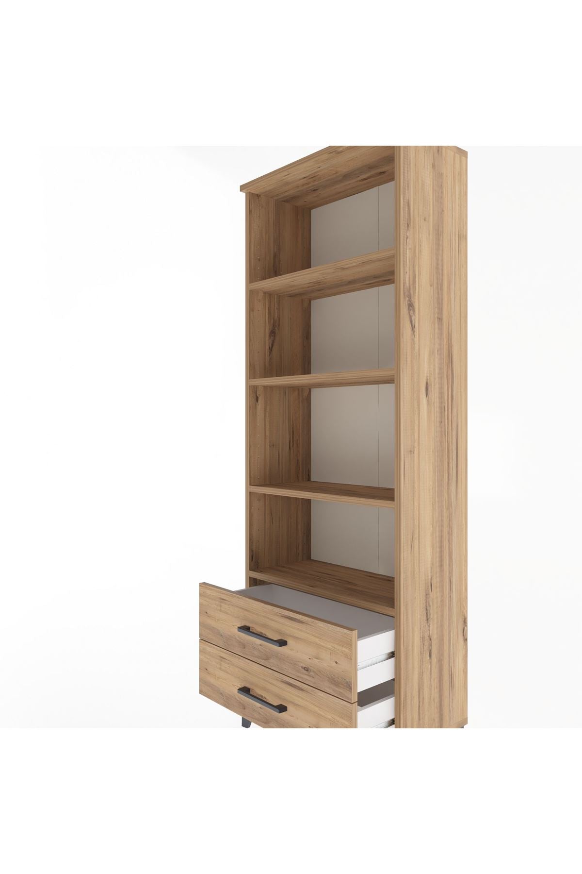Arges Dolap 4 Raflı 2 Çekmeceli 60x30x163 - S20M108V9A
