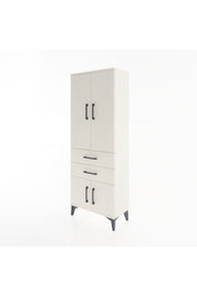 Arges Dolap 3 Raflı 2 Çekmeceli 4 Kapaklı 60x30x163 - S20M109V1A