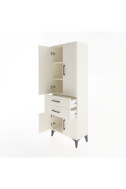 Arges Dolap 3 Raflı 2 Çekmeceli 4 Kapaklı 60x30x163 - S20M109V1A