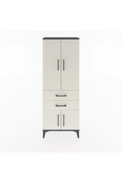 Arges Dolap 3 Raflı 2 Çekmeceli 4 Kapaklı 60x30x163 - S20M109V4A