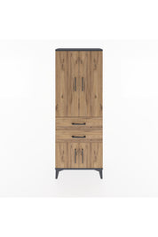 Arges Dolap 3 Raflı 2 Çekmeceli 4 Kapaklı 60x30x163 - S20M109V6A