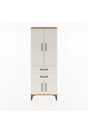 Arges Dolap 3 Raflı 2 Çekmeceli 4 Kapaklı 60x30x163 - S20M109V7A