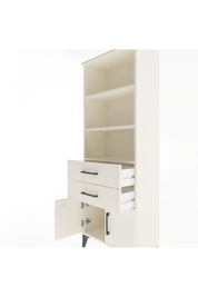 Arges Dolap 3 Raflı 2 Çekmeceli 2 Kapaklı 60x30x163 - S20M110V1A