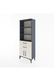 Arges Dolap 3 Raflı 2 Çekmeceli 2 Kapaklı 60x30x163 - S20M110V4A