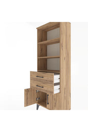 Arges Dolap 3 Raflı 2 Çekmeceli 2 Kapaklı 60x30x163 - S20M110V9A
