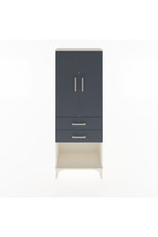 Arges Dolap 3 Raflı 2 Çekmeceli 2 Kapaklı 60x30x163 - S20M111V2A
