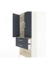 Arges Dolap 3 Raflı 2 Çekmeceli 2 Kapaklı 60x30x163 - S20M111V2A