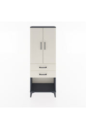 Arges Dolap 3 Raflı 2 Çekmeceli 2 Kapaklı 60x30x163 - S20M111V4A