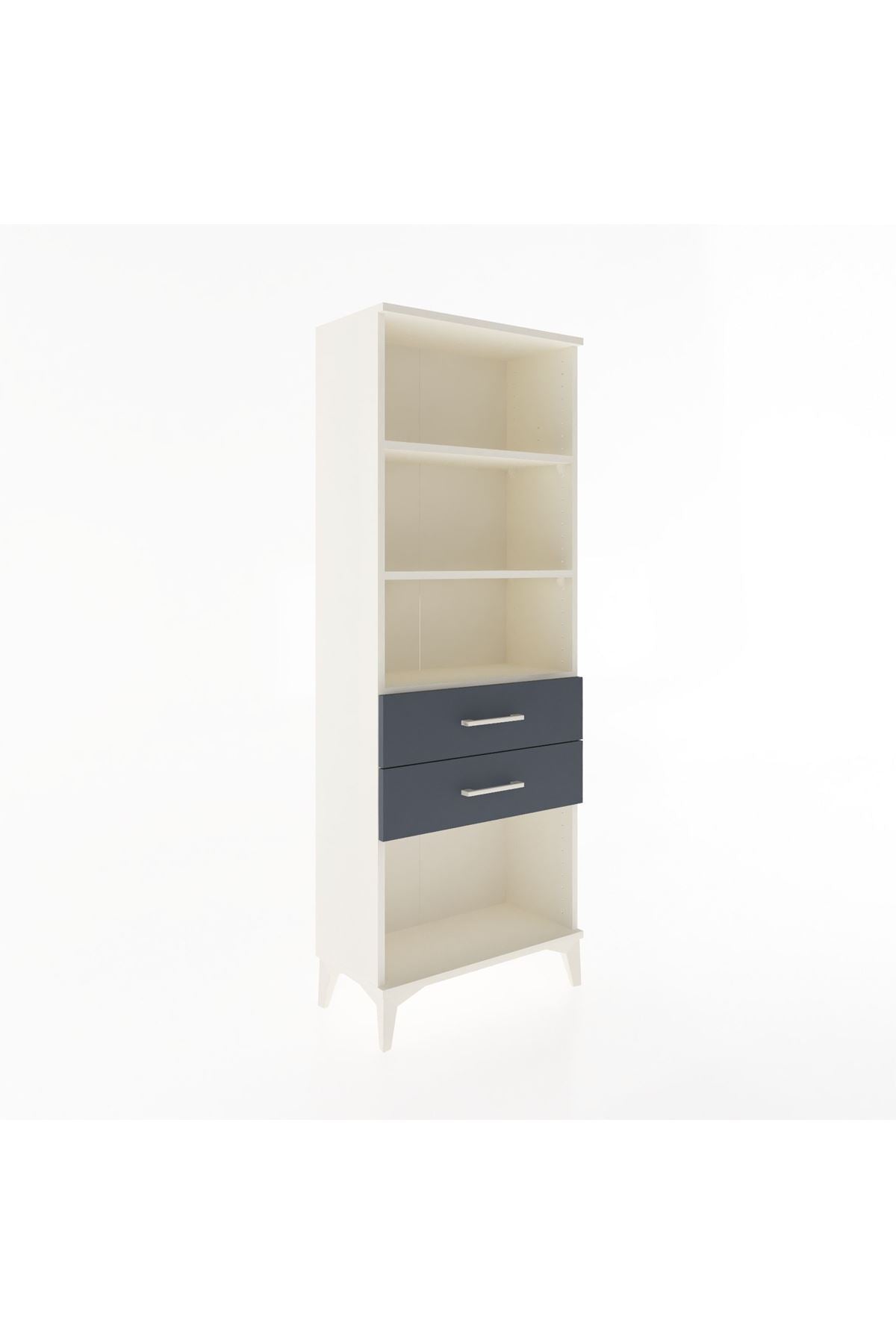Arges Dolap 3 Raflı 2 Çekmeceli 60x30x163 - S20M112V2A