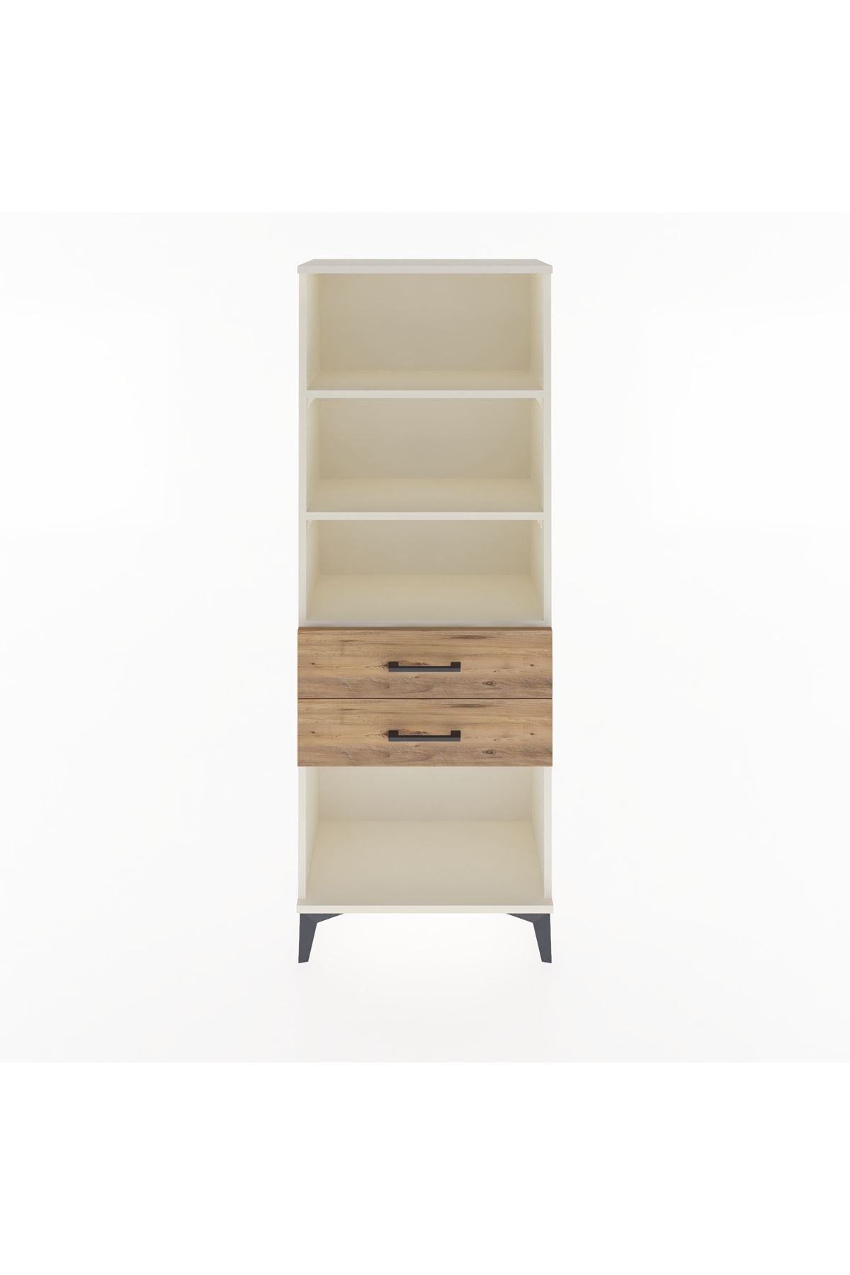 Arges Dolap 3 Raflı 2 Çekmeceli 60x30x163 - S20M112V3A