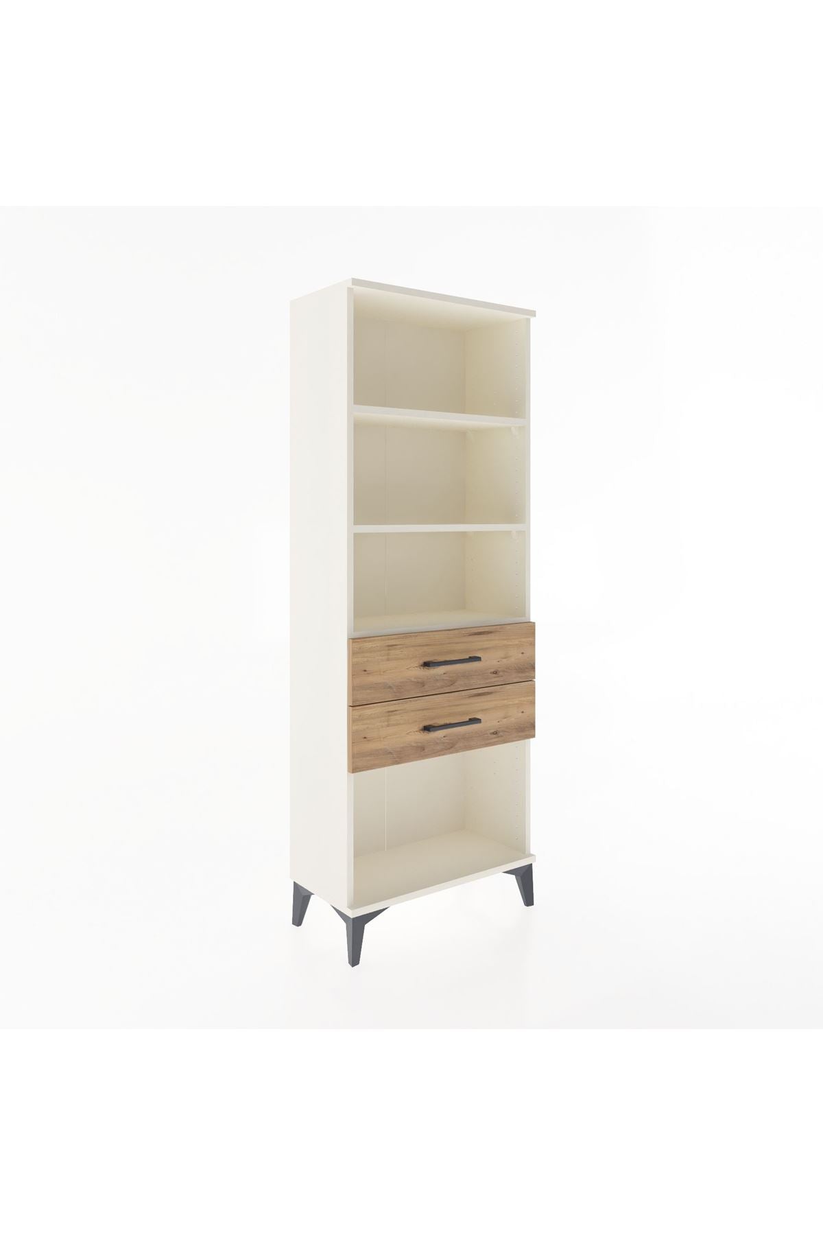 Arges Dolap 3 Raflı 2 Çekmeceli 60x30x163 - S20M112V3A