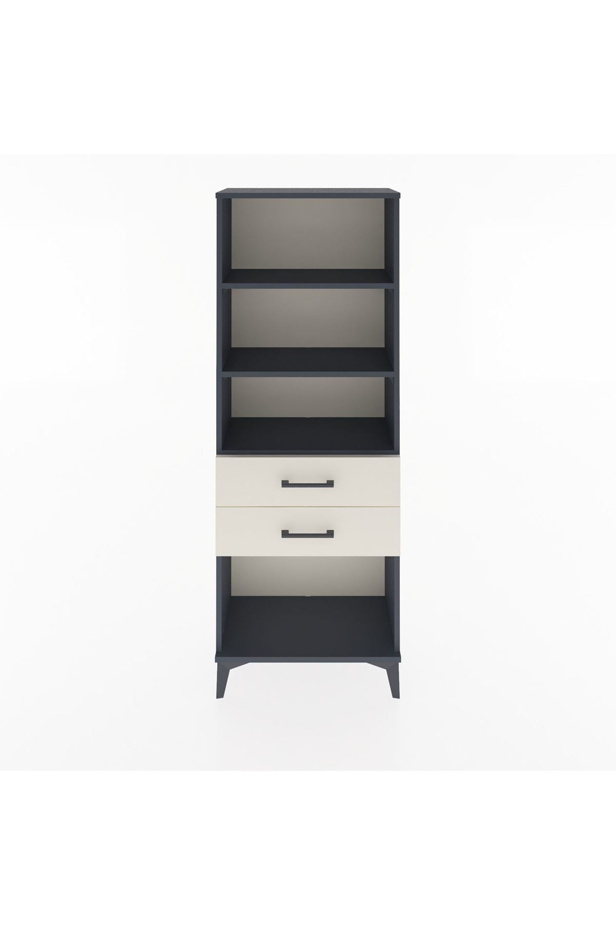 Arges Dolap 3 Raflı 2 Çekmeceli 60x30x163 - S20M112V4A