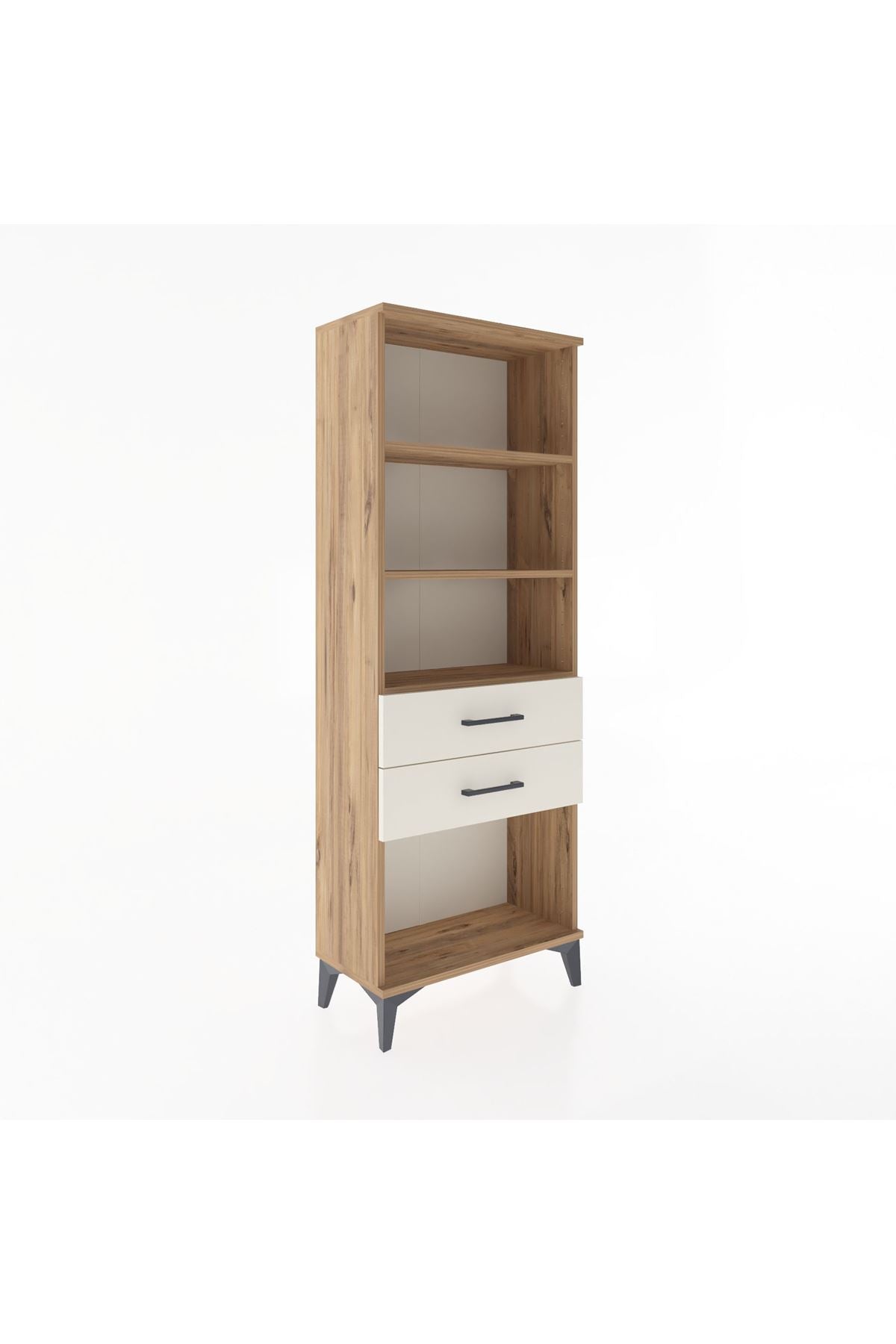 Arges Dolap 3 Raflı 2 Çekmeceli 60x30x163 - S20M112V7A