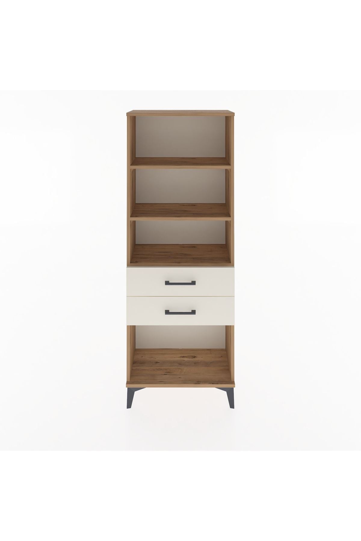 Arges Dolap 3 Raflı 2 Çekmeceli 60x30x163 - S20M112V7A